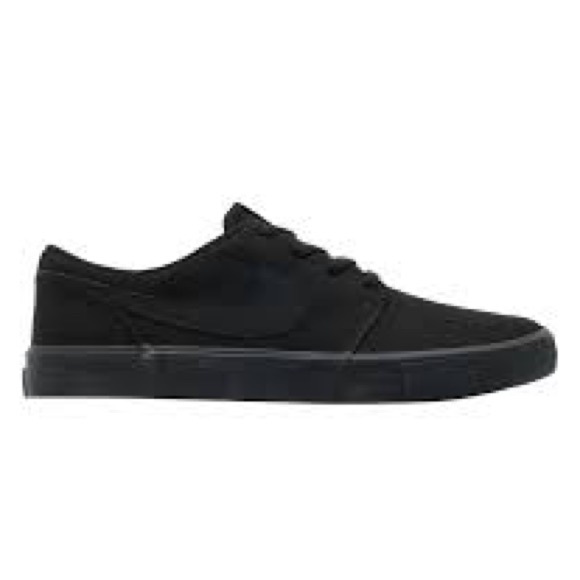 Nike SB Portmore - Black Canvas Sneakers - Size 4 US / 36 EU - Picture 10 of 11